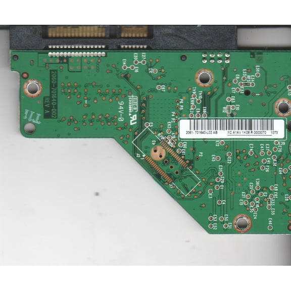 WD5000AAKS-08V0A0, 2061-701640-L02 AB, WD SATA 3.5 PCB
