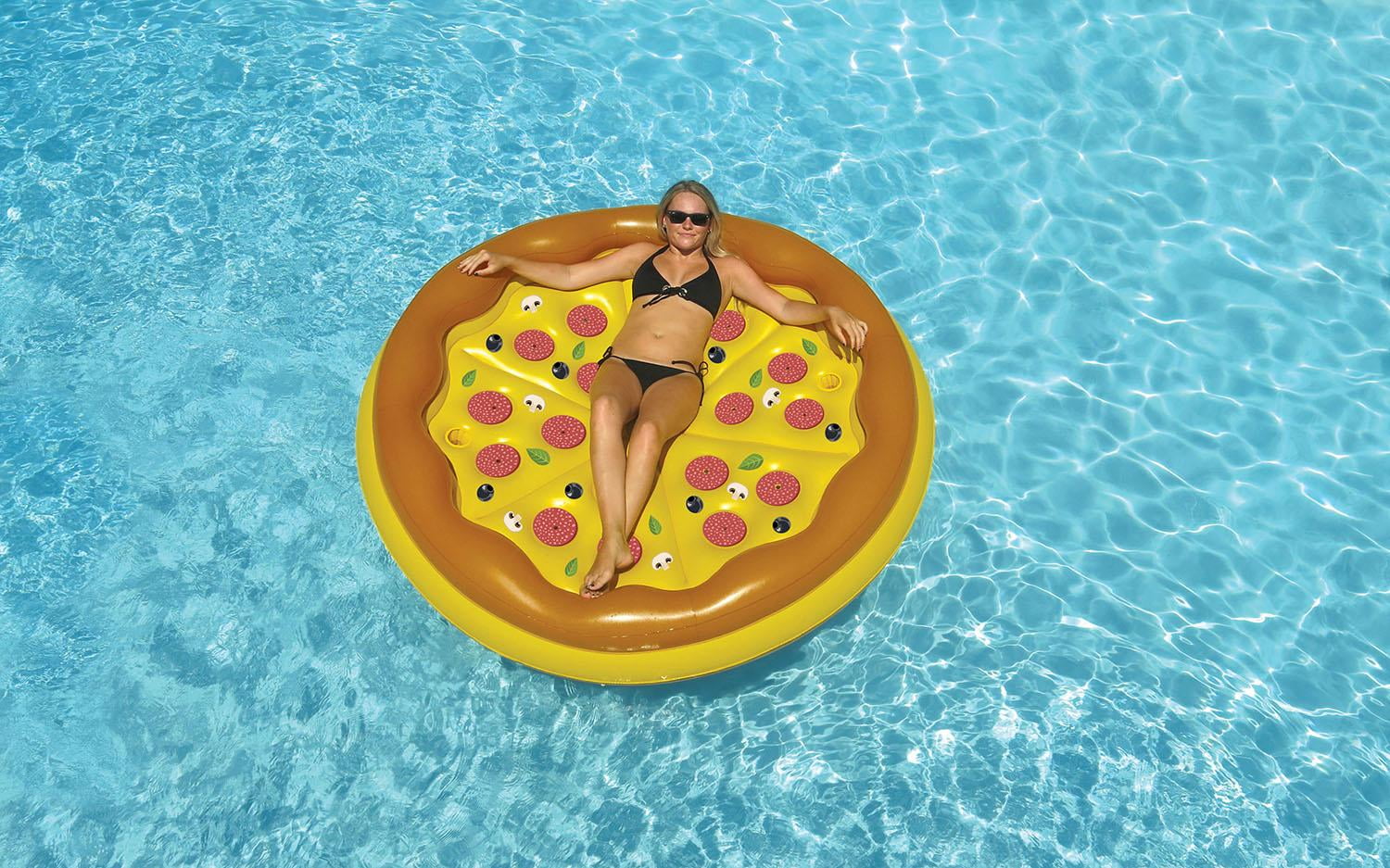 large round pool floats