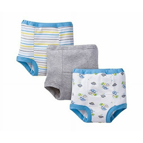 Gerber Baby Toddler Boy Training Pants, Dino, 3-Pack, 2T