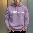 thumbnail image 3 of Men's 330g 100% Cotton Pattern Terry Dropped Shoulder Hoodie-MOCCXXVI, 3 of 15