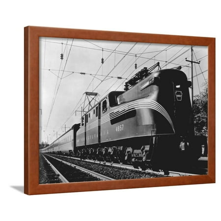 Pennsylvania Electric Locomotive - Pennsylvania Electric Locomotive Framed Print Wall Art