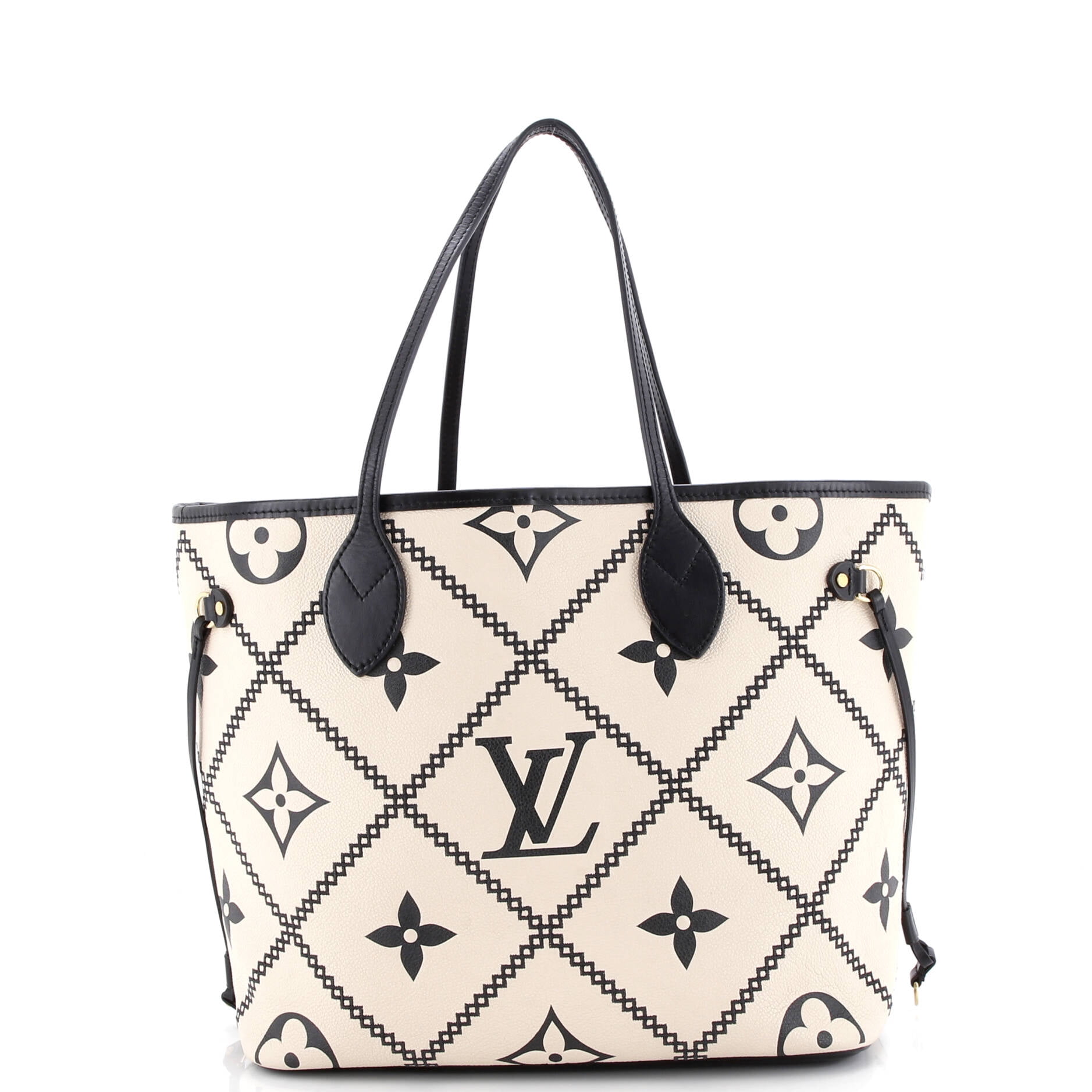 Pre-Owned Louis Vuitton Neverfull NM Tote Monogram Empreinte Giant Broderies MM By Rebag