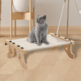 thumbnail image 5 of Cat Window Perch Cat Bed for Cats Window Hammock Seat for Large Cats, Adjustable Cat Bed for Window sill, Bedside & Drawer, 5 of 10