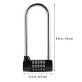 thumbnail image 2 of 3 Count Shaped Lock Dial Locks for Front Door Portable Smart Black, 2 of 8
