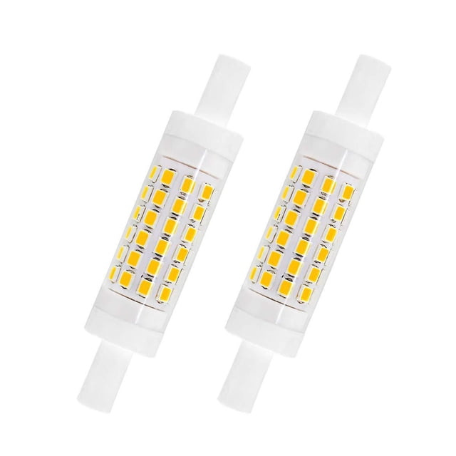 R7S LED 5W Bombillas R7S LED Blanco frío 6000K Equivalente a 70W Lámpara halógena R7S 720lm Con ángulo de haz amplio 360 ??° CA 230V No regulable Lote 2 ShuxiuWang 9024715402486