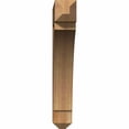 thumbnail image 2 of Ekena Millwork 6"W x 34"D x 38"H Thorton Craftsman Rough Sawn Bracket, Western Red Cedar, 2 of 13