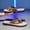 Camel, variant on Men'S Wood Grain Woven Strap Flip Flops Summer Thick Sole Non-Slip Beach Thong Sandals Casual Versatile Dad Shoes