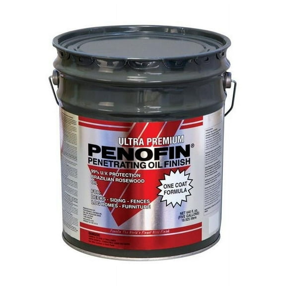 Penofin 5 Gal Ultra Premium Transparent Oil-Based Wood Stain, Clear