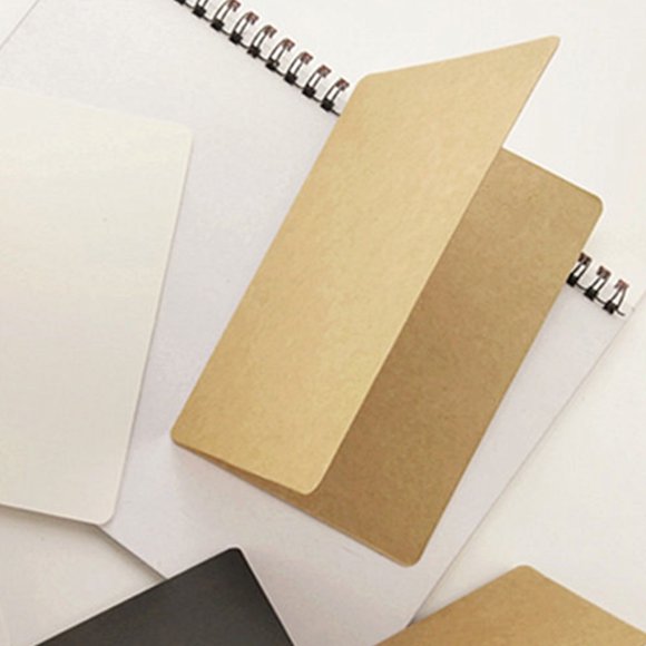 IFANLANDOR 20Pcs Blank Greeting Cards 5x7 Crafted from Kraft Paper for Rustic Wedding Invitations