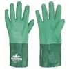 Neoprene Chemical Resistant Gloves, M, 12" Glove Length, Green, 1 PR