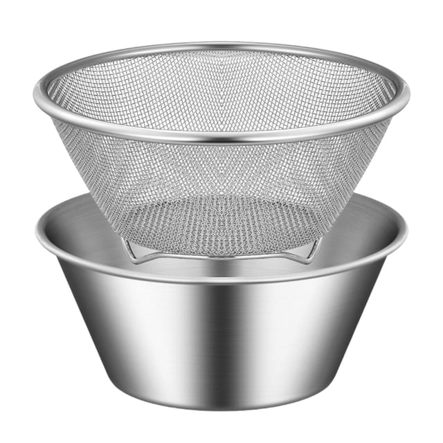 Colador con juego de cuencos para mezclar, cesta para lavar verduras, escurridor, cuenco colador de cocina para arroz, granos de cebada, Pasta cocida