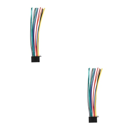 2pcs Car Wiring Harness with Connectors Radio Wire Harness for Car Stereo Accessories Compatible for Pioneer Car Stereo