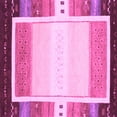 thumbnail image 1 of Ahgly Company Indoor Square Abstract Purple Contemporary Area Rugs, 8' Square, 1 of 4