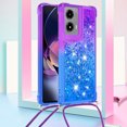 thumbnail image 2 of Funda para Motorola MOTO G Stylus 5G 2024 Brillantina Líquida Divertida Reluciente y con Cristales en Movimiento Cuerpo Cruzado con Cordón Ajustable, 2 of 5
