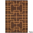 thumbnail image 3 of Nourison  Maze Area Rug Green 7'9" x 10'10" Stripe, Geometric 8' x 10' Indoor Ivory, Off-White, 3 of 5