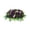 Purple, variant on Honmine Artificial Satin Saddle Flower, Memorial Day Tombstone Decoration, Fake Cemetery Saddle Arrangement for Grave Headstone Memorial
