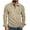 Khaki, variant on Men's Corduroy Shirt Classic Long Sleeve Thermal Pullover Tops Slim Fit Fall Winter Casual Shirt with Pocket