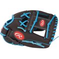 thumbnail image 2 of Rawlings | Guante de béisbol juvenil Sure Catch | Tamaño 11.5"" | Moca/Azul eléctrico | Lanzamiento con la mano derecha, 2 of 5