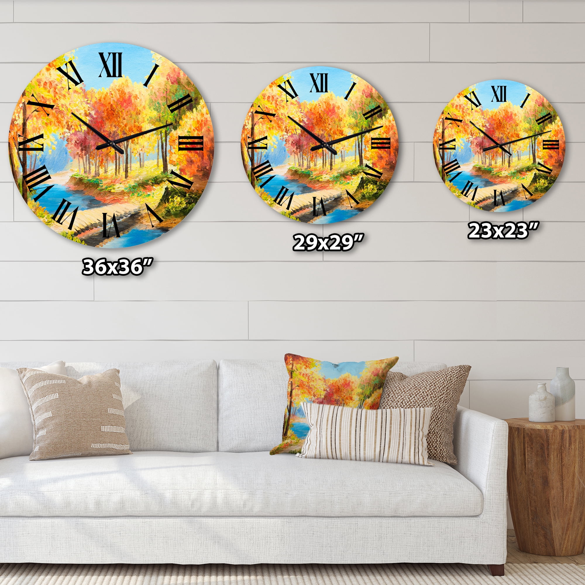 Designart 1 in Quartz Wall Clock