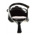 thumbnail image 3 of M by Bruno Magli Mona Leather Slingback Sandal, 8, Black, 3 of 5