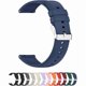 thumbnail image 1 of Chenchen Silicone Strap, Quick Buckle Waterproof Soft Strap, Black Strap, Silver Stainless Steel Buckle, Men's and Women's Smartwatch Strap, Sport Watch Strap, 1 of 1