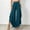 Green, variant on Ruffle Pants High Waist Palazzo Wide Leg Side Split Asymmetrical Skirted Wide Leg Drawstring Flowy Pants with Pocket Gray 3X