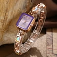 thumbnail image 2 of New Fashion Women's Bracelet Watch Colorful Square Dial Quartz Watch, 2 of 8