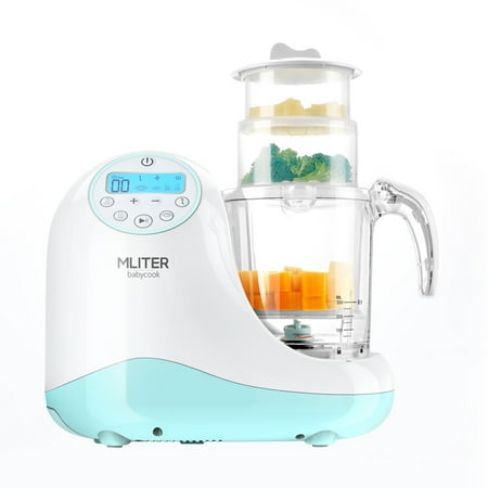 Mliter 5-in-1 Baby Food Maker with Steam Cooker, Blend & Puree, Warmer, Defroster,