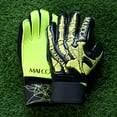 thumbnail image 4 of Guantes de portero Cola Antideslizante Protección de muñeca doble Protección Palma de Látex Negro Amarillo 8, 4 of 7