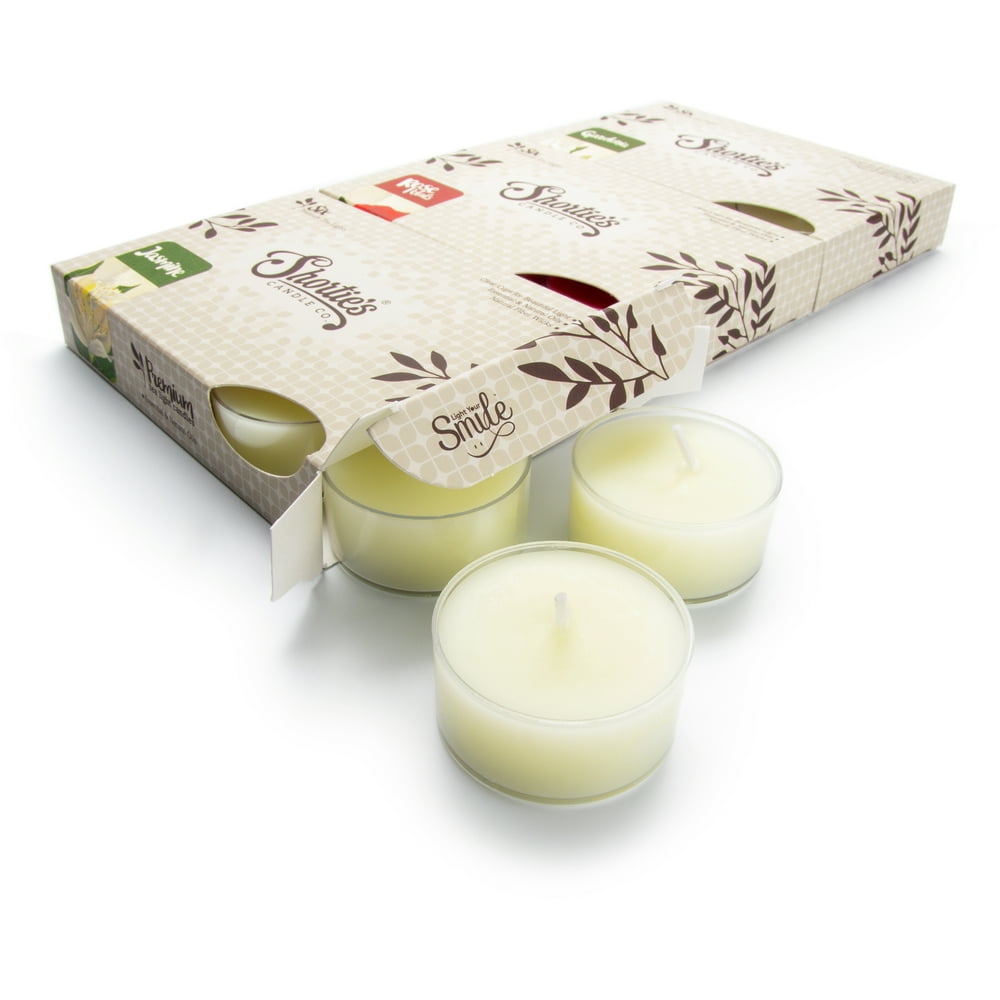 Floral Tealight Candles Variety 3 Pack (18 Highly Scented Tea Lights ...