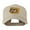 Khaki, variant on Brown Owl Mascot Embroidered Cap - Black OSFM