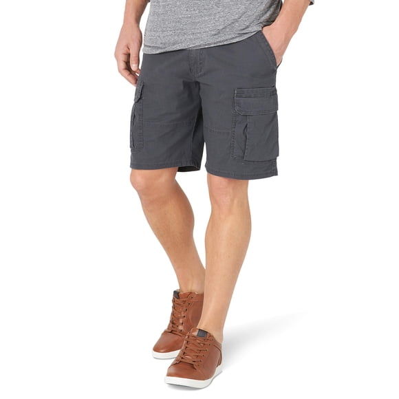 Short cargo elásticos Wrangler Authentics para hombre, antracita, talla 32