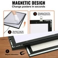 thumbnail image 4 of VEVOR 27" x 40" LED Light Box Movie Poster Display Advertising Art Picture Frame, 4 of 8