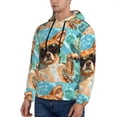 thumbnail image 3 of Lsque Funny Swimming Chihuahua Pattern Casual Men's Hoodie,Hooded Sweatshirt with Kangaroo Pocket,Pullover Hoodie-Large, 3 of 7