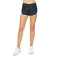 thumbnail image 2 of Expert Brand Women's Athletic Performance Sonic Shorts, Black/White, Small, 2 of 5