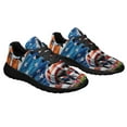 thumbnail image 6 of Horse Patriotic American flag Print Shoes Lightweight Comfortable Running Shoes for Men Women Black Size 10.5, 6 of 7