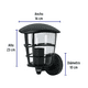 thumbnail image 2 of Arbotante Tipo Farol Soportado Sin Lámpara Estructura Lab.G Negro, 2 of 4