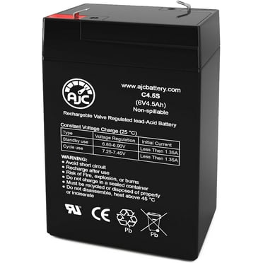 Power Patrol SLA0905 6V 4.5Ah Sealed Lead Acid Battery - This Is an AJC Brand Replacement
