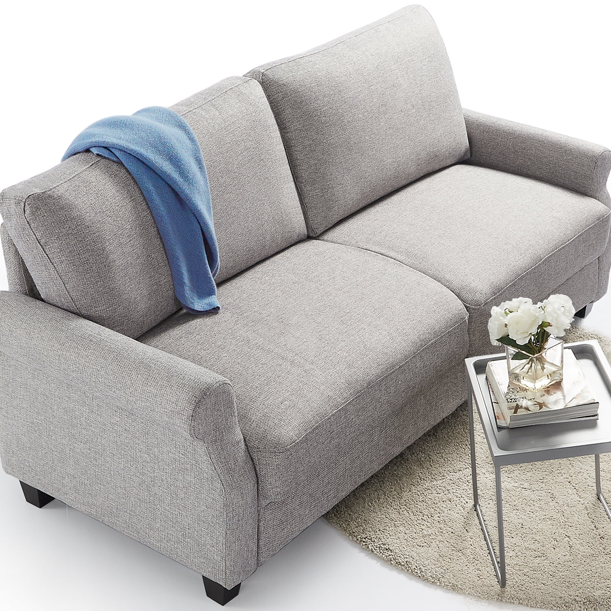 Zinus Josh Sofa, Soft Grey - Walmart.com