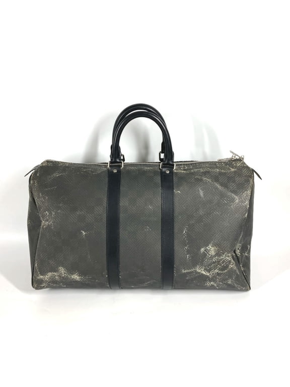 Pre-Owned LOUIS VUITTON Louis Vuitton N41415 Damier Carbon Keepall 45 Bag Travel Boston Men's...