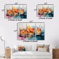 thumbnail image 4 of Designart "Liquor Representation Colorfuled Acrylic II" Food & Beverage Floater Framed Wall Decor, 4 of 7