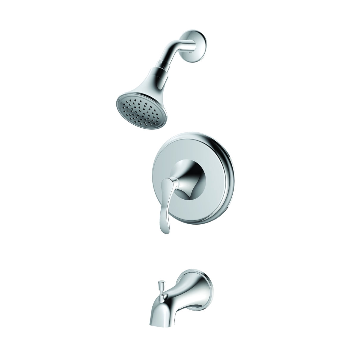 EZFLO 10725 Sterling Single Handle Tub Trim Kit with Slipon Diverter