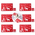 thumbnail image 2 of 6PCS Christmas Table Mat Creative Decorative Christmas Placemat with 6 Cup Mats, 2 of 10