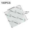 thumbnail image 2 of 100Pcs Pastry Greaseproof Paper Baking Wrapping Paper Food Basket Liners Paper for Cakes Breads French Fries Sandwiches, 2 of 7