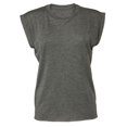 thumbnail image 1 of Bella + Canvas - Camiseta modelo Flowie Muscle para mujer (Gris Jaspeado Oscuro), 1 of 2