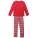 thumbnail image 5 of Conjunto de pijamas navideños familiares para bebés y niños pequeños, ropa de dormir navideña para el hogar para padres e hijos, ropa de dormir estampada de Papá Noel, 5 of 7