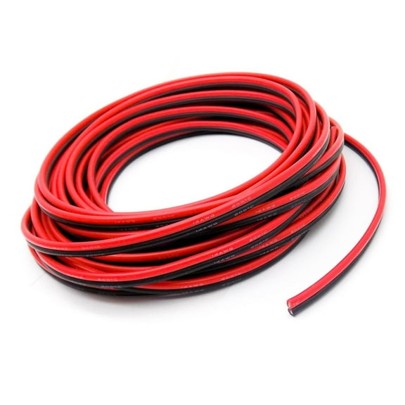3ft 14AWG Silicone RC Wire Black/Red Parallel Bonded