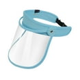 thumbnail image 2 of QccHieUs Face Shield Clear Visor Women Men Versatile Reusable Full Face Faceshield Splash blue, 2 of 9