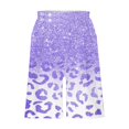 thumbnail image 6 of naisibaby Summer Kids Girls Fashion Printed Casual Suits, Childrens Crew Neck Sleeveless Tops Shorts Sets Purple 120, 6 of 8