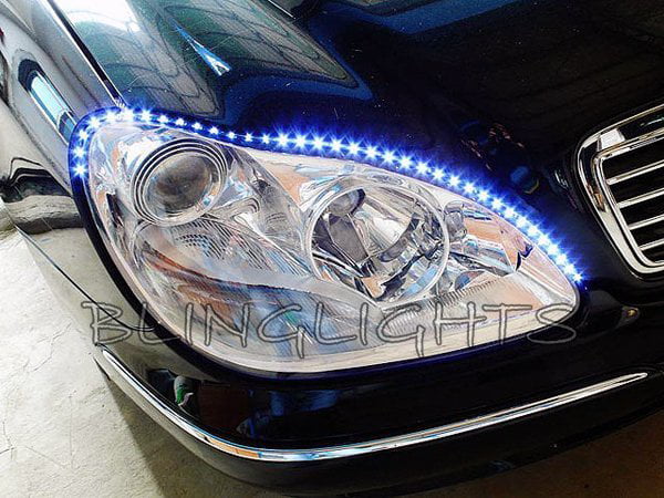 RH Day Running Light For Mercedes-Benz Models NON-AMG &Standard Bumper 07-13 LED 